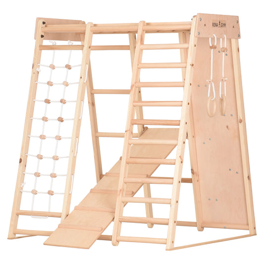 Indoor Spielplatz - Kids Playtime- unbehandeltes Holz