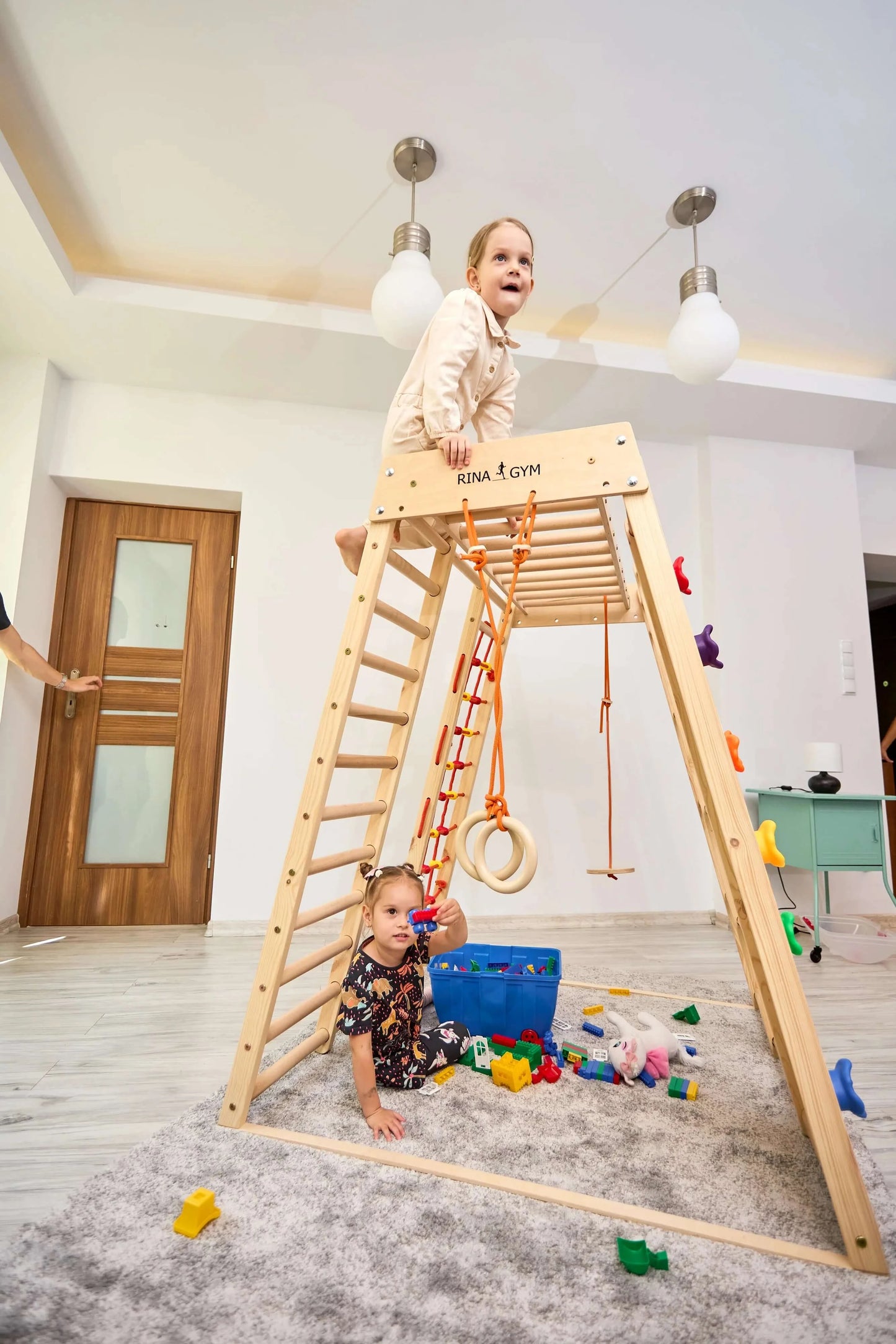 Indoor Spielplatz - Kids Playtime- unbehandeltes Holz