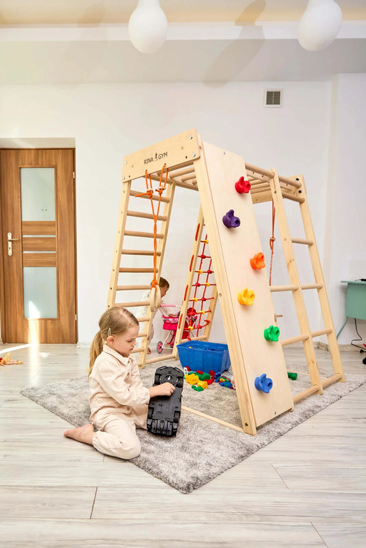 Indoor Spielplatz - Kids Playtime- unbehandeltes Holz