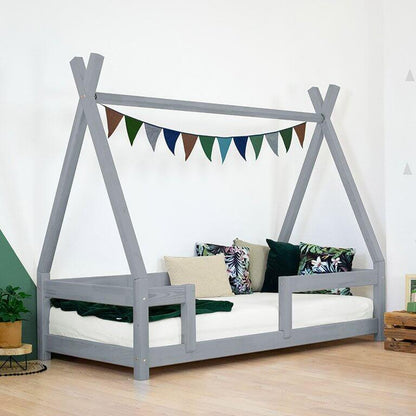 TIPPI children's bed with fall protection, various colors &amp; sizes