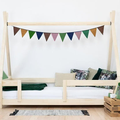 TIPPI children's bed with fall protection, various colors &amp; sizes