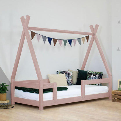 TIPPI children's bed with fall protection, various colors &amp; sizes