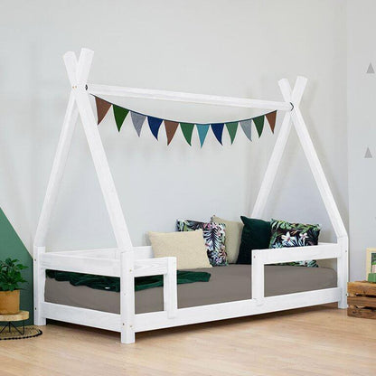 TIPPI children's bed with fall protection, various colors &amp; sizes