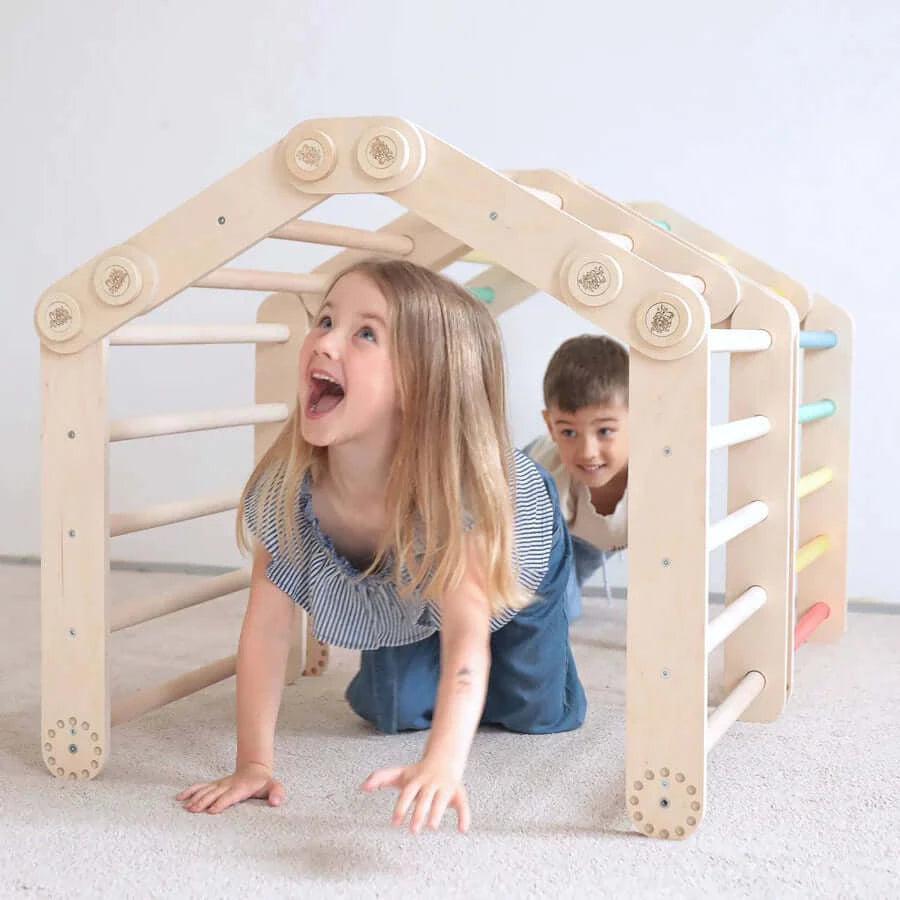 Climbing frame "M" for children, various colors