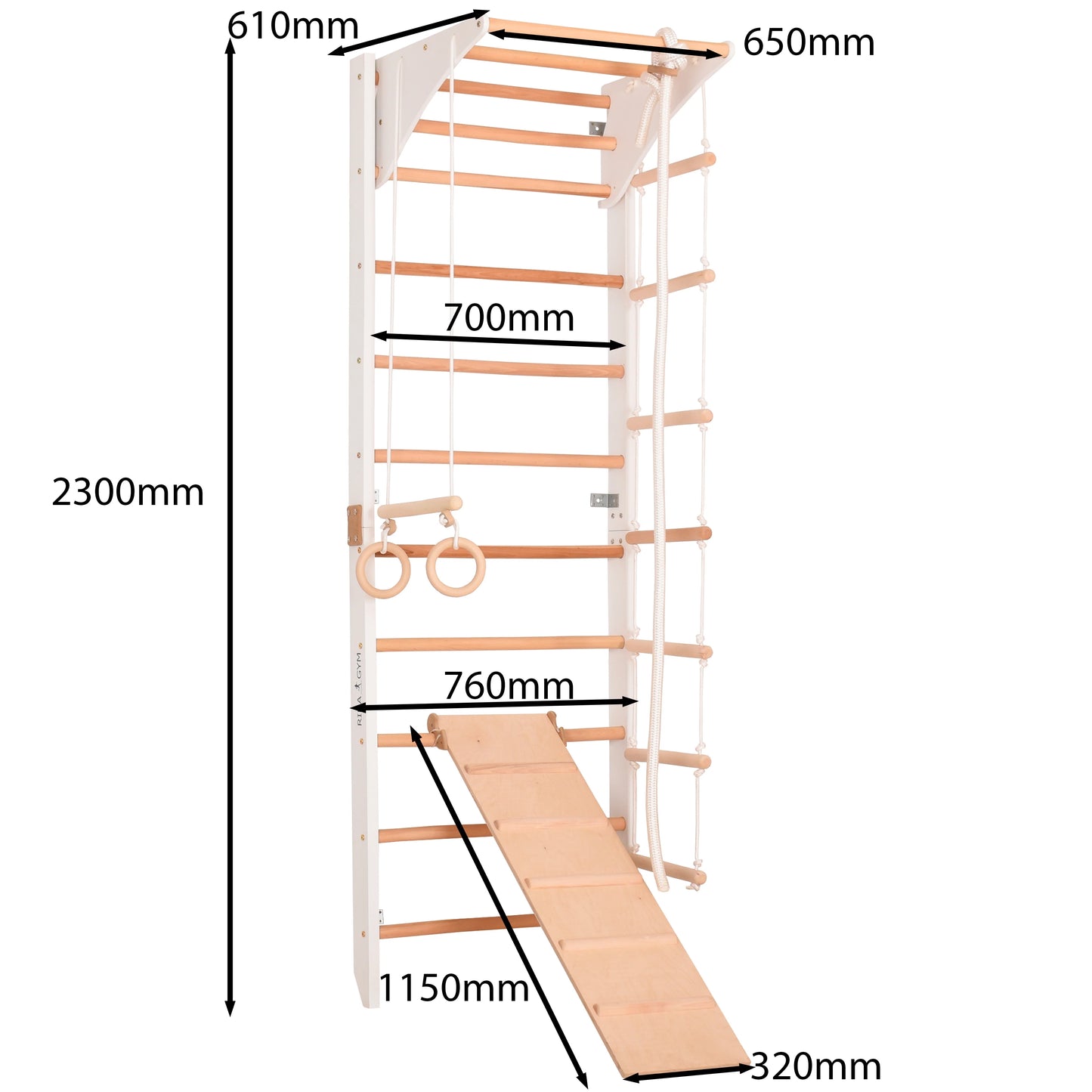 Kletterwand HANNAH für Kinder, versch. Farben