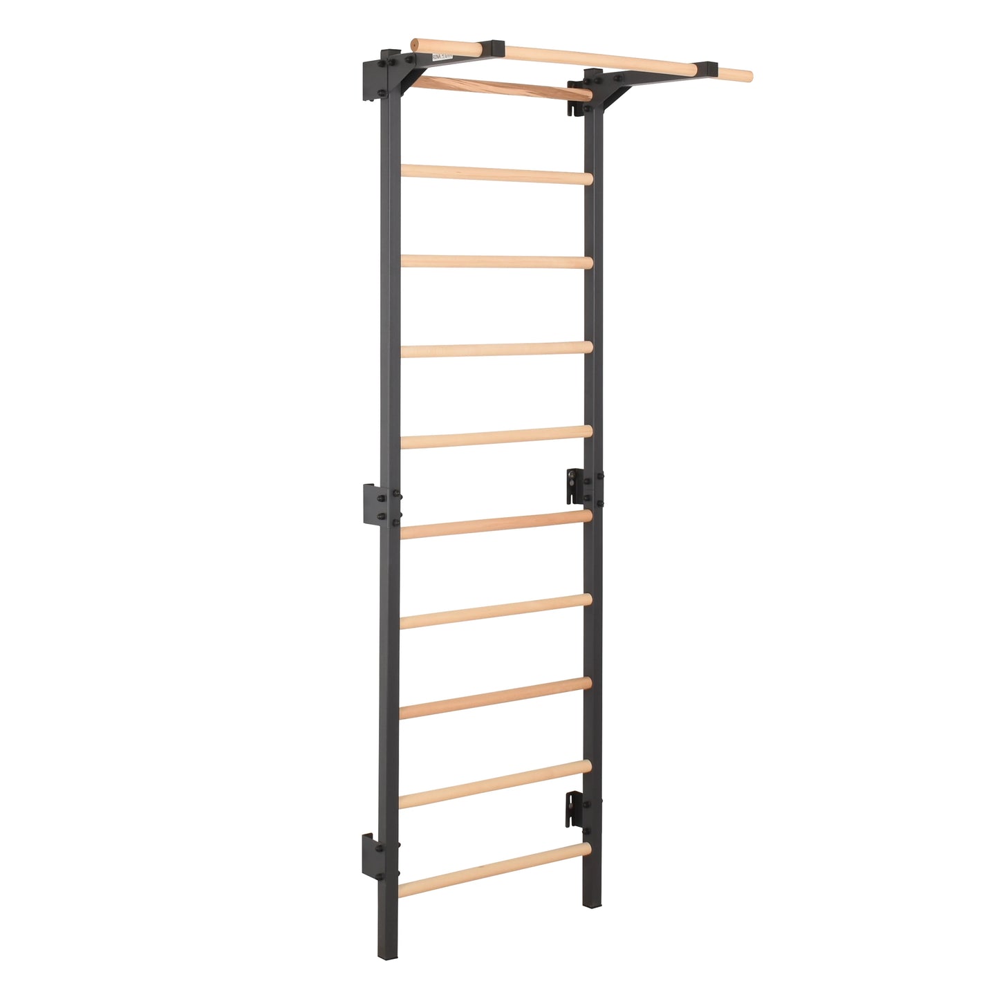 Kletterwand aus Metall mit Klimmzug
