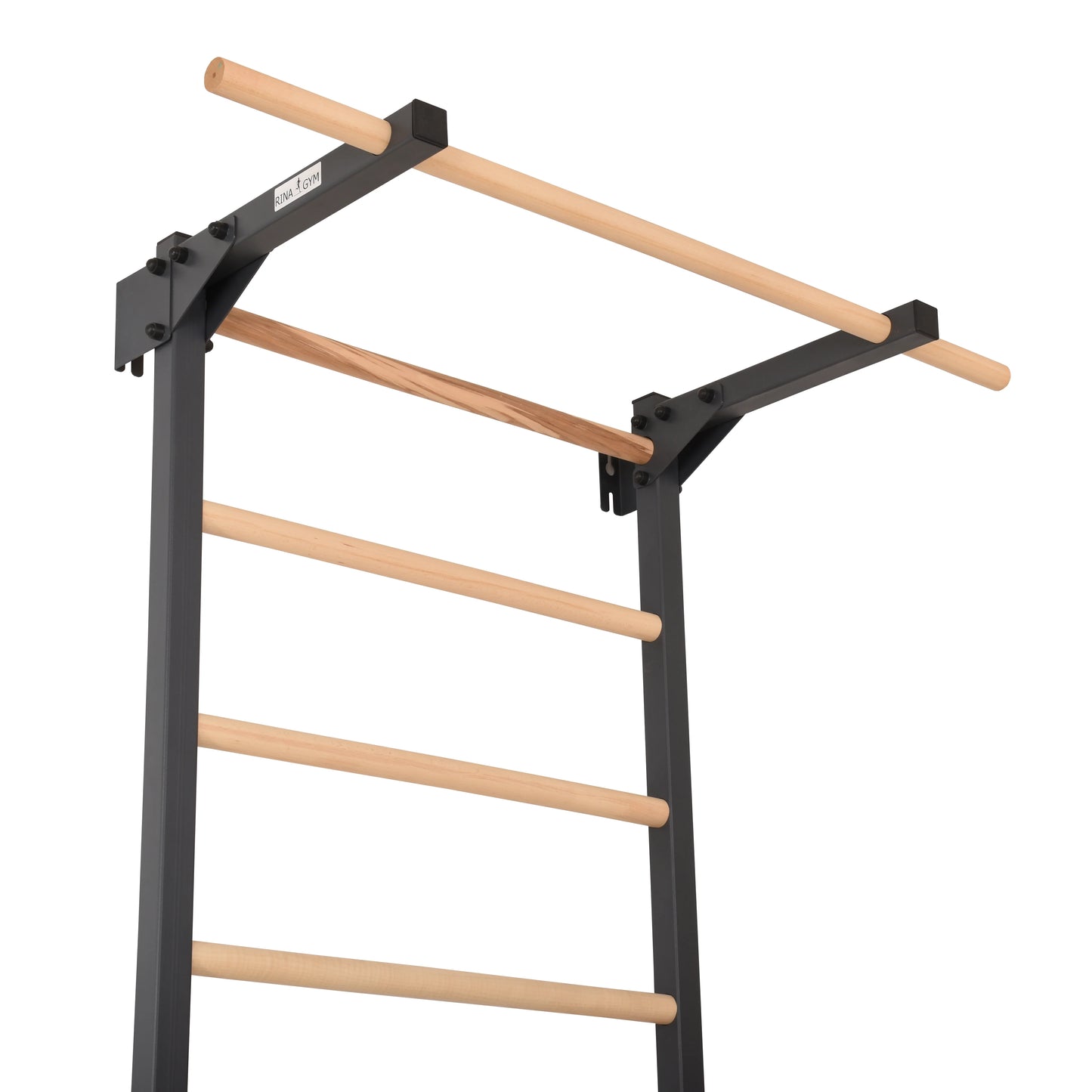 Kletterwand aus Metall mit Klimmzug