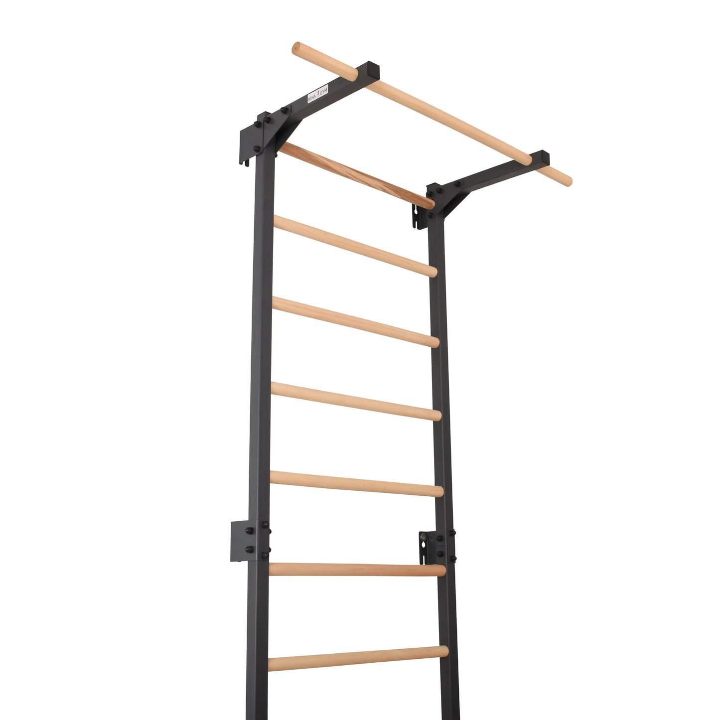 Kletterwand aus Metall mit Klimmzug