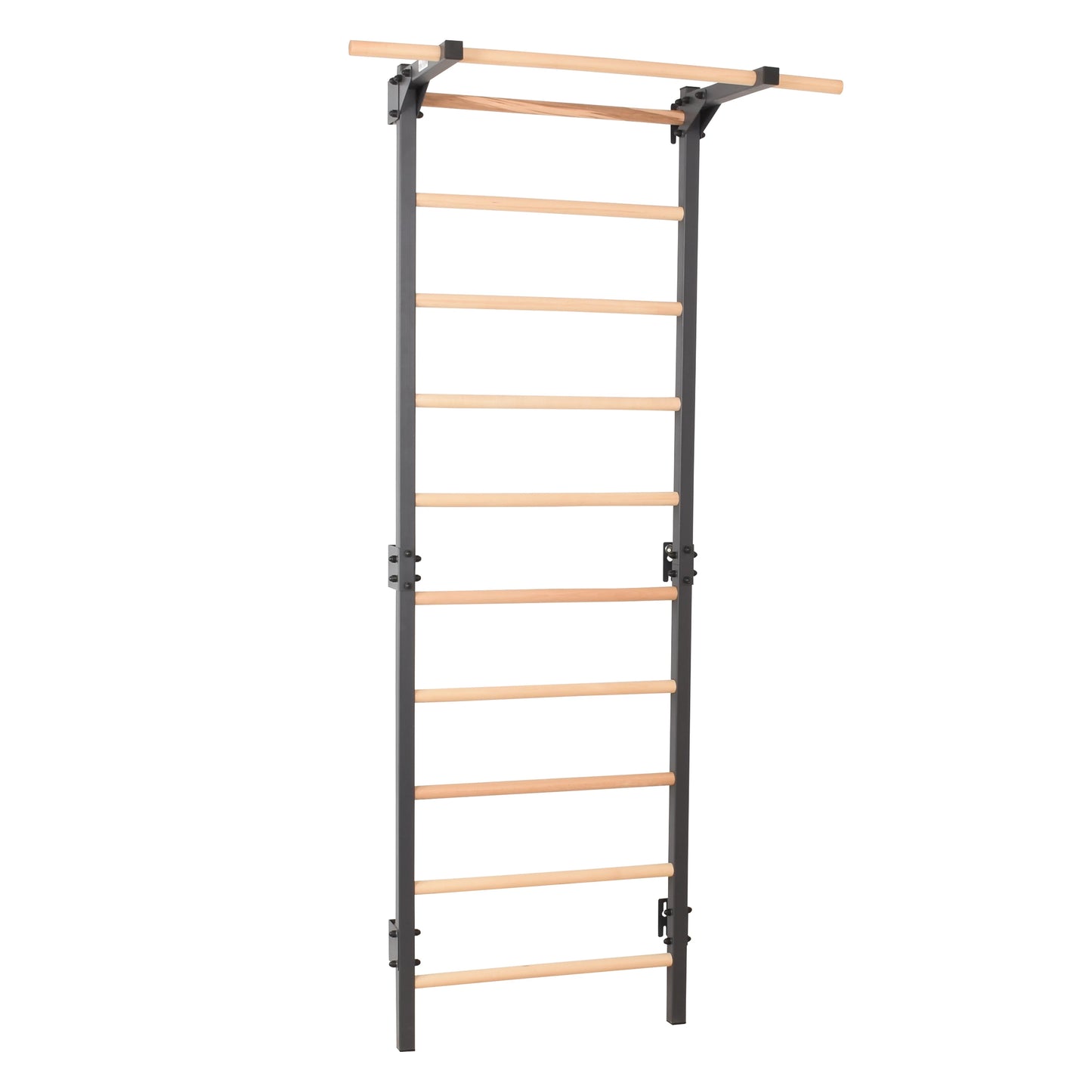Kletterwand aus Metall mit Klimmzug