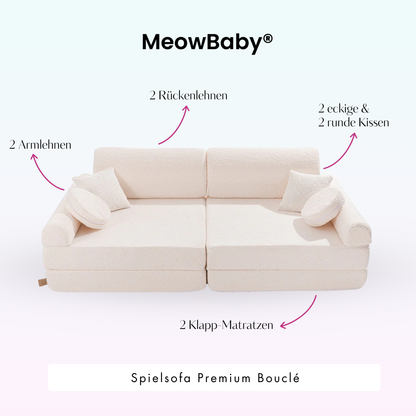 Spielsofa Premium Bouclé