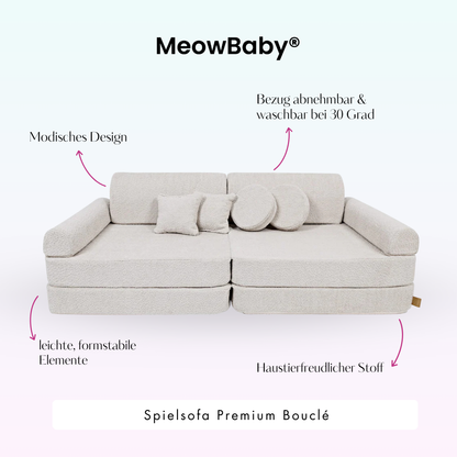 Spielsofa Premium Bouclé