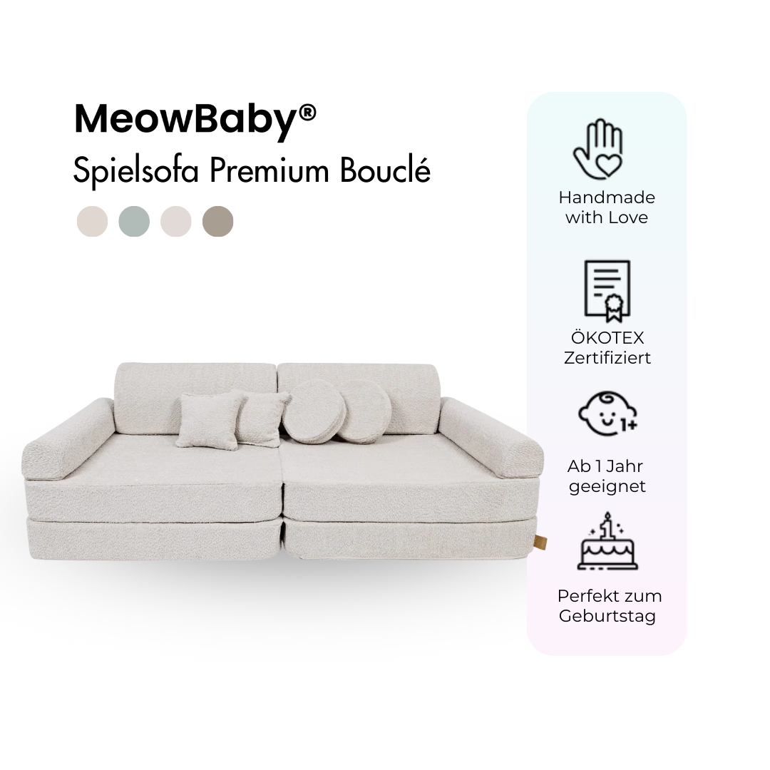 Spielsofa Premium Bouclé