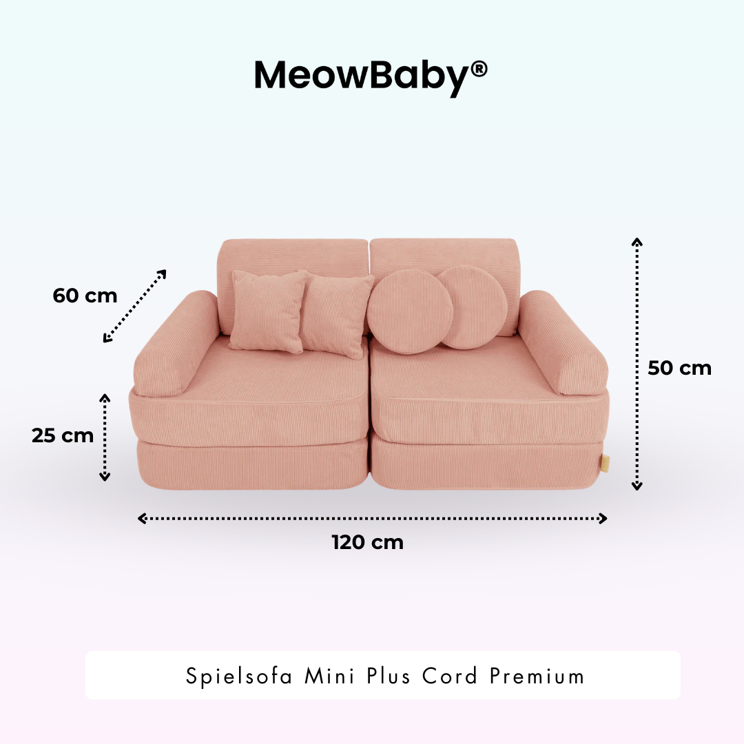 Spielsofa Mini Plus Cord Premium - Slim Cord Edition