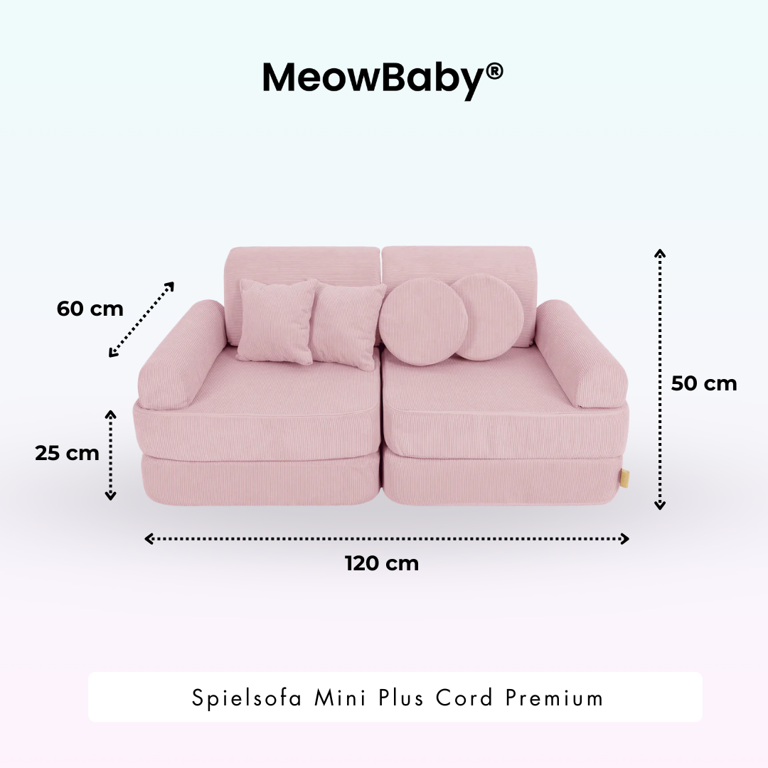 Spielsofa Mini Plus Cord Premium - Slim Cord Edition