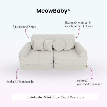 Spielsofa Mini Plus Cord Premium - Slim Cord Edition