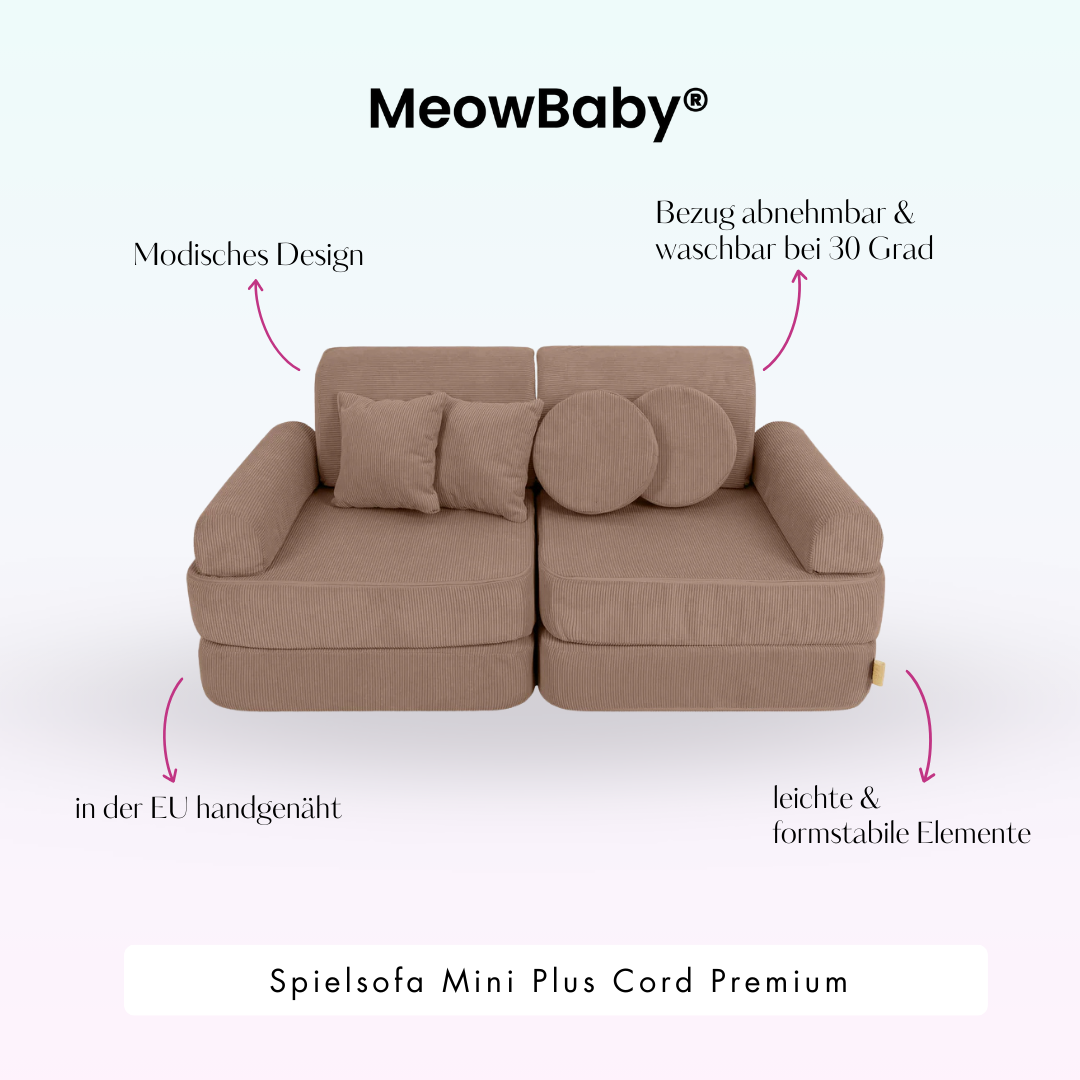 Spielsofa Mini Plus Cord Premium - Slim Cord Edition
