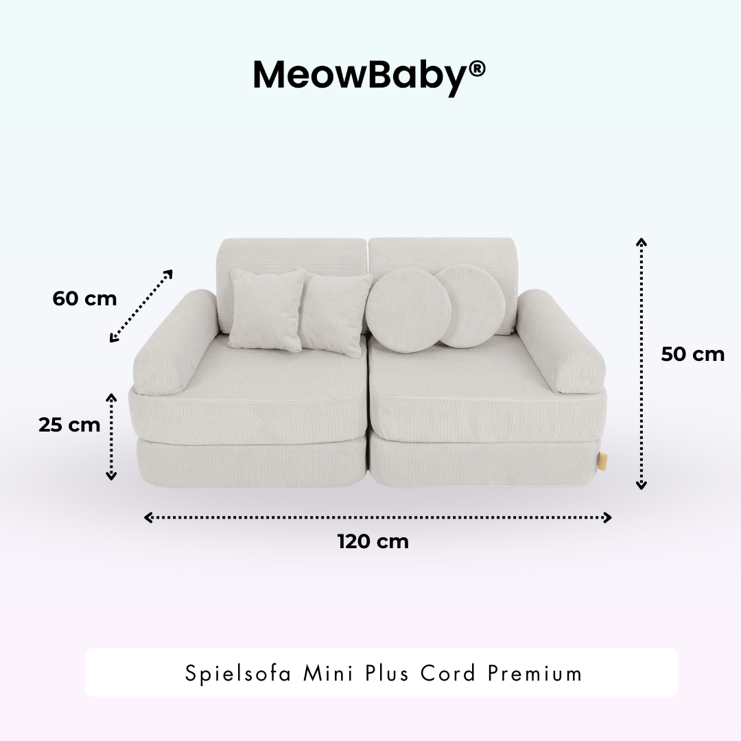Spielsofa Mini Plus Cord Premium - Slim Cord Edition