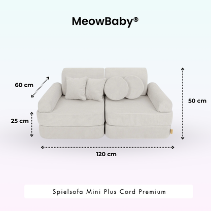 Spielsofa Mini Plus Cord Premium - Slim Cord Edition