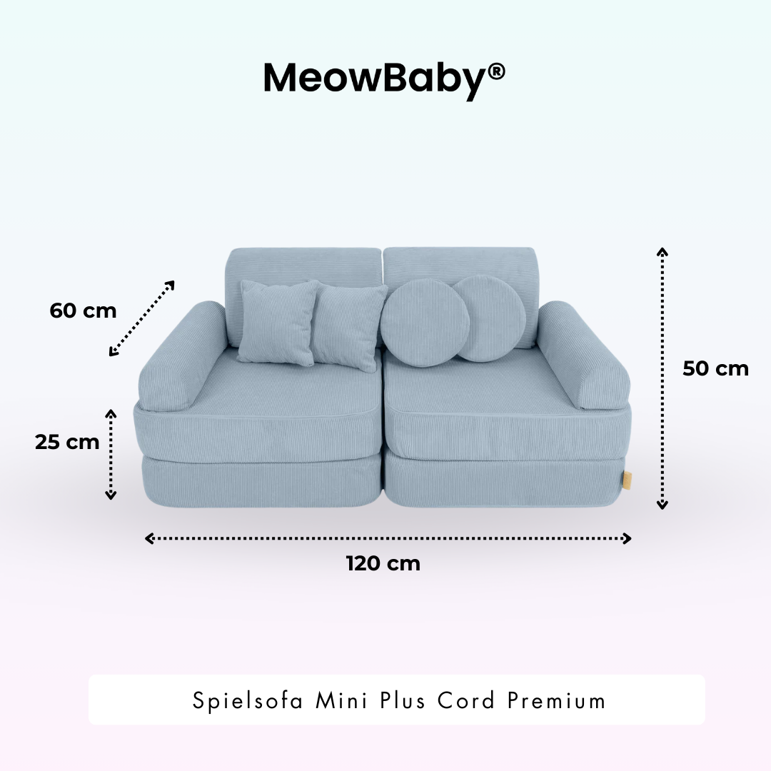 Spielsofa Mini Plus Cord Premium - Slim Cord Edition