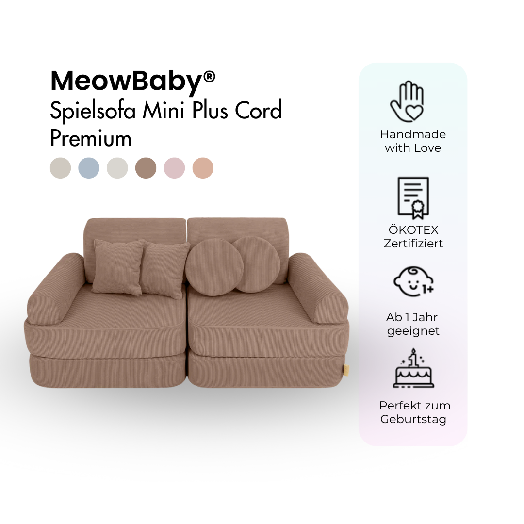 Spielsofa Mini Plus Cord Premium - Slim Cord Edition