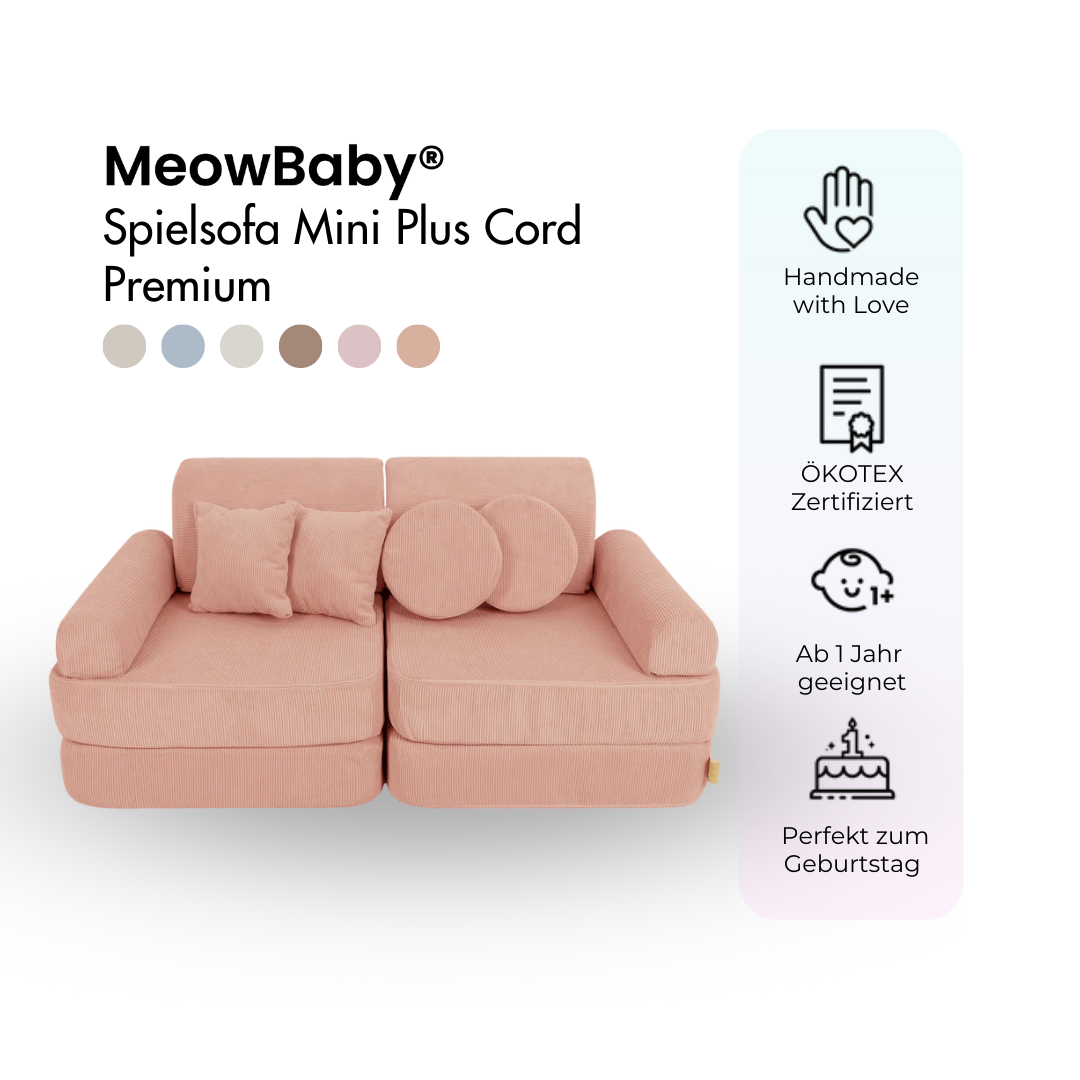 Spielsofa Mini Plus Cord Premium - Slim Cord Edition