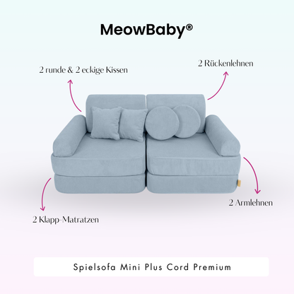 Spielsofa Mini Plus Cord Premium - Slim Cord Edition