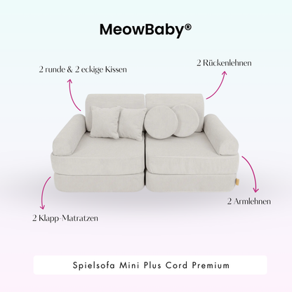 Spielsofa Mini Plus Cord Premium - Slim Cord Edition