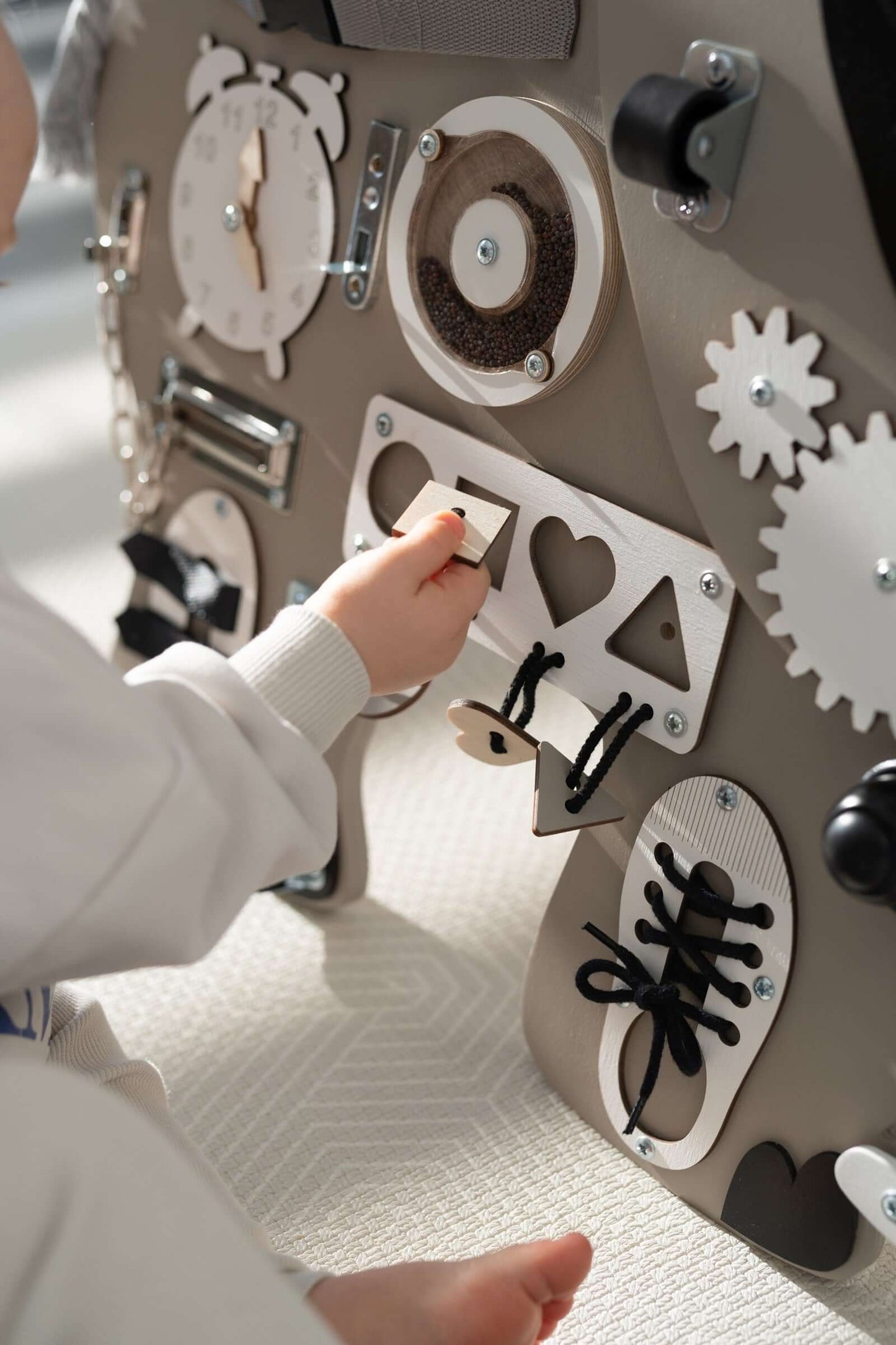 Motorikbrett / Motorikwand Elli Elefant