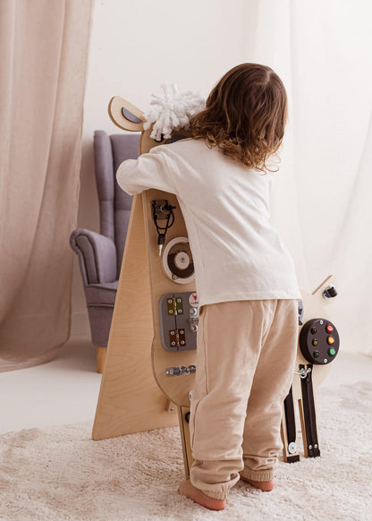 Motorikbrett / Motorikwand Lui Lama