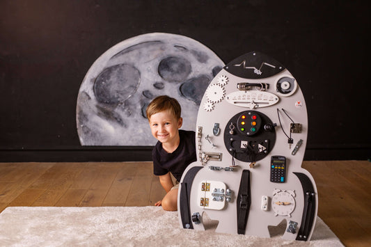 Motorikbrett / Motorikwand Rocky Rakete