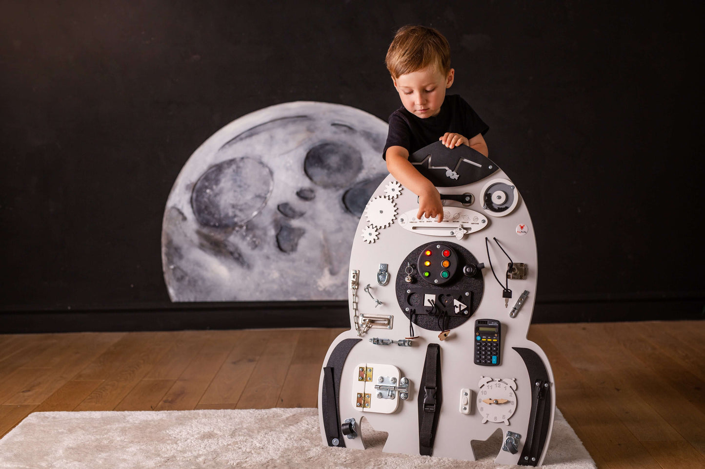 Motorikbrett / Motorikwand Rocky Rakete