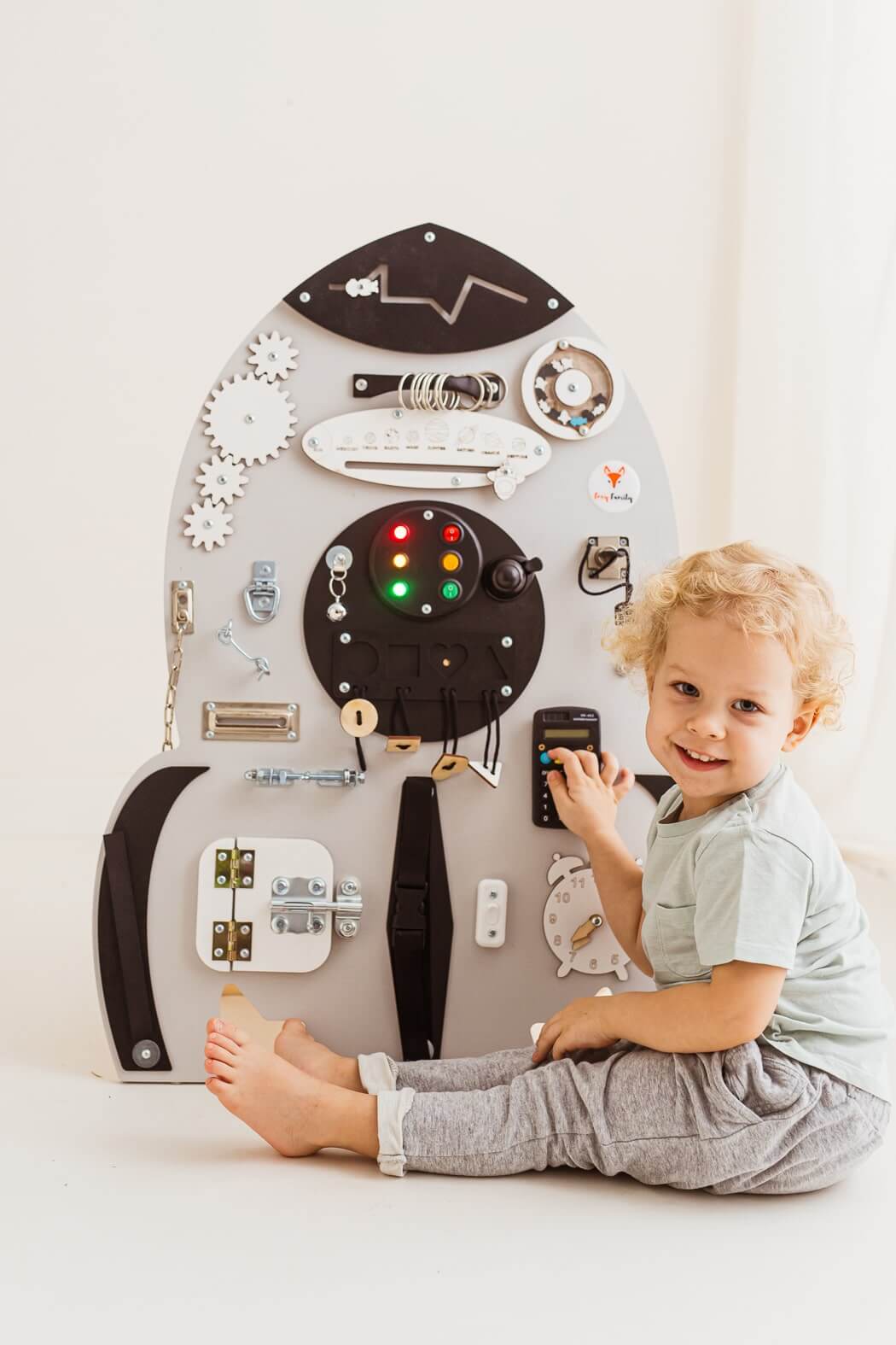 Motorikbrett / Motorikwand Rocky Rakete