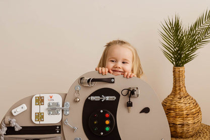 Motorikbrett / Motorikwand Elli Elefant