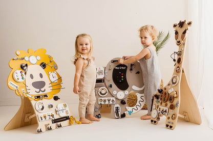 Motorikbrett / Motorikwand Elli Elefant