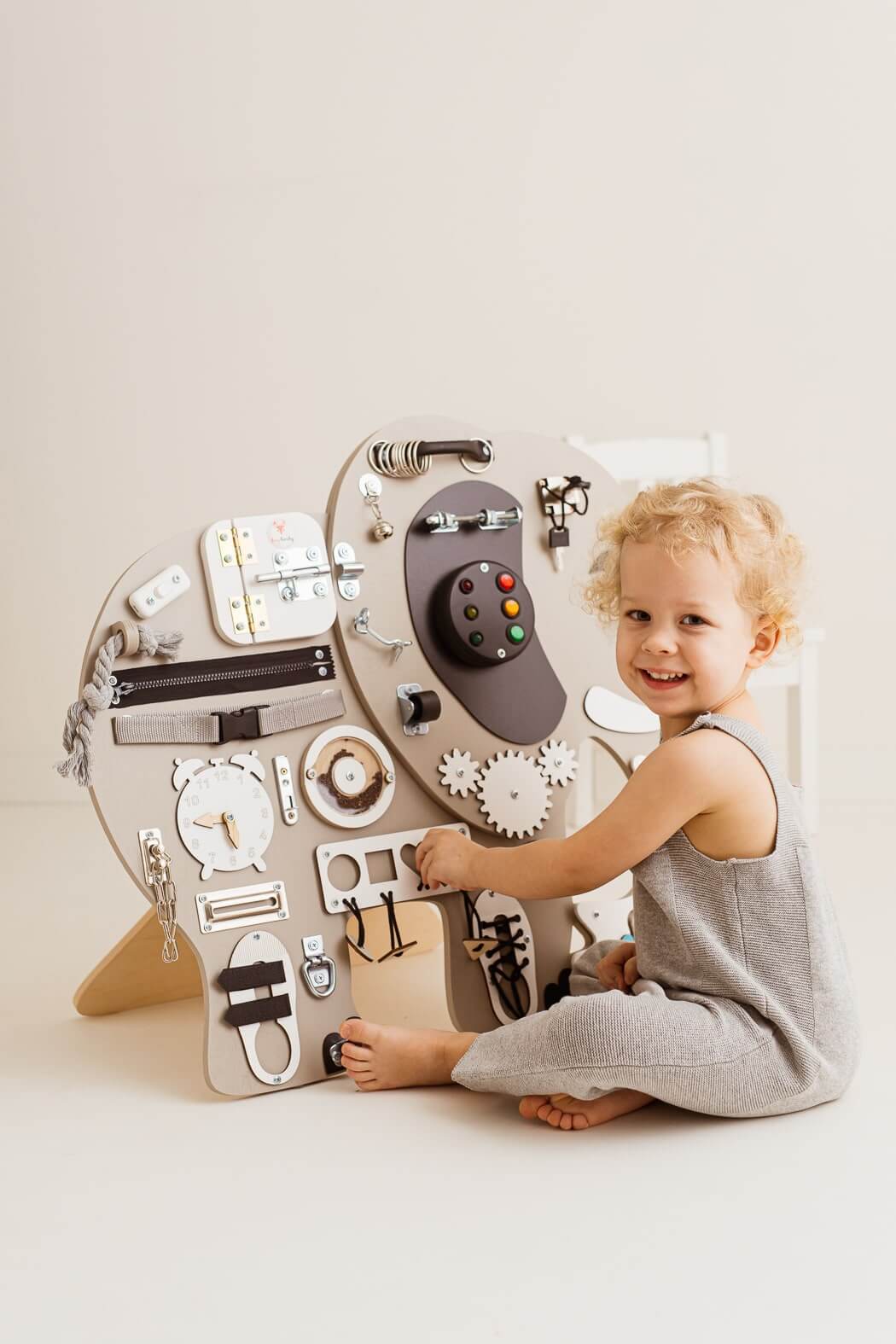 Motorikbrett / Motorikwand Elli Elefant