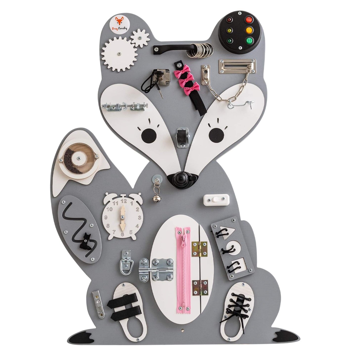 Motorikbrett / Motorikwand Fuchs