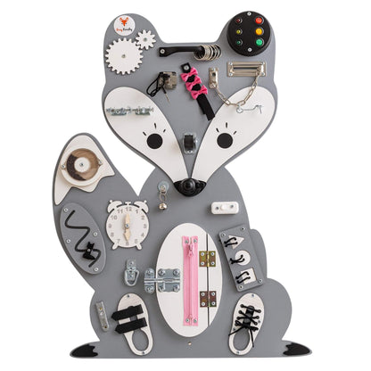 Motorikbrett / Motorikwand Fuchs