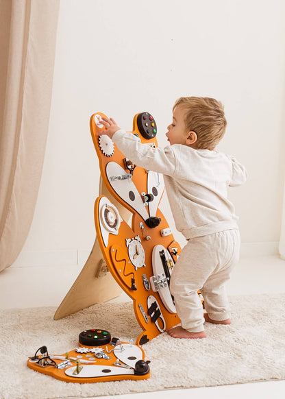 Motorikbrett / Motorikwand Fuchs