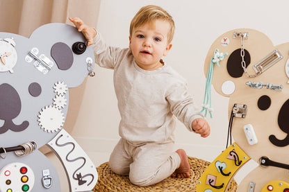 Motorikbrett / Motorikwand Kuno Koala