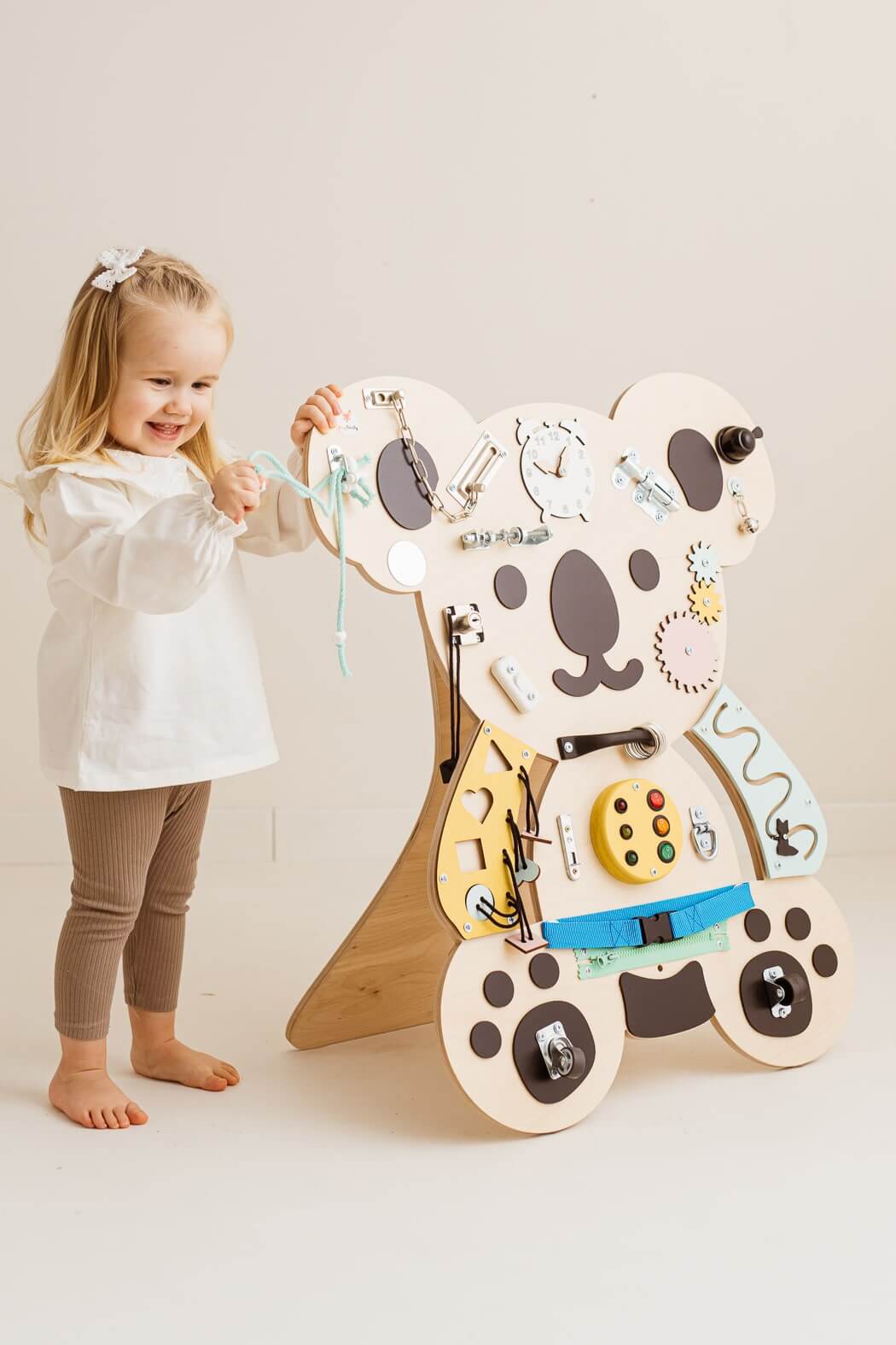 Motorikbrett / Motorikwand Kuno Koala