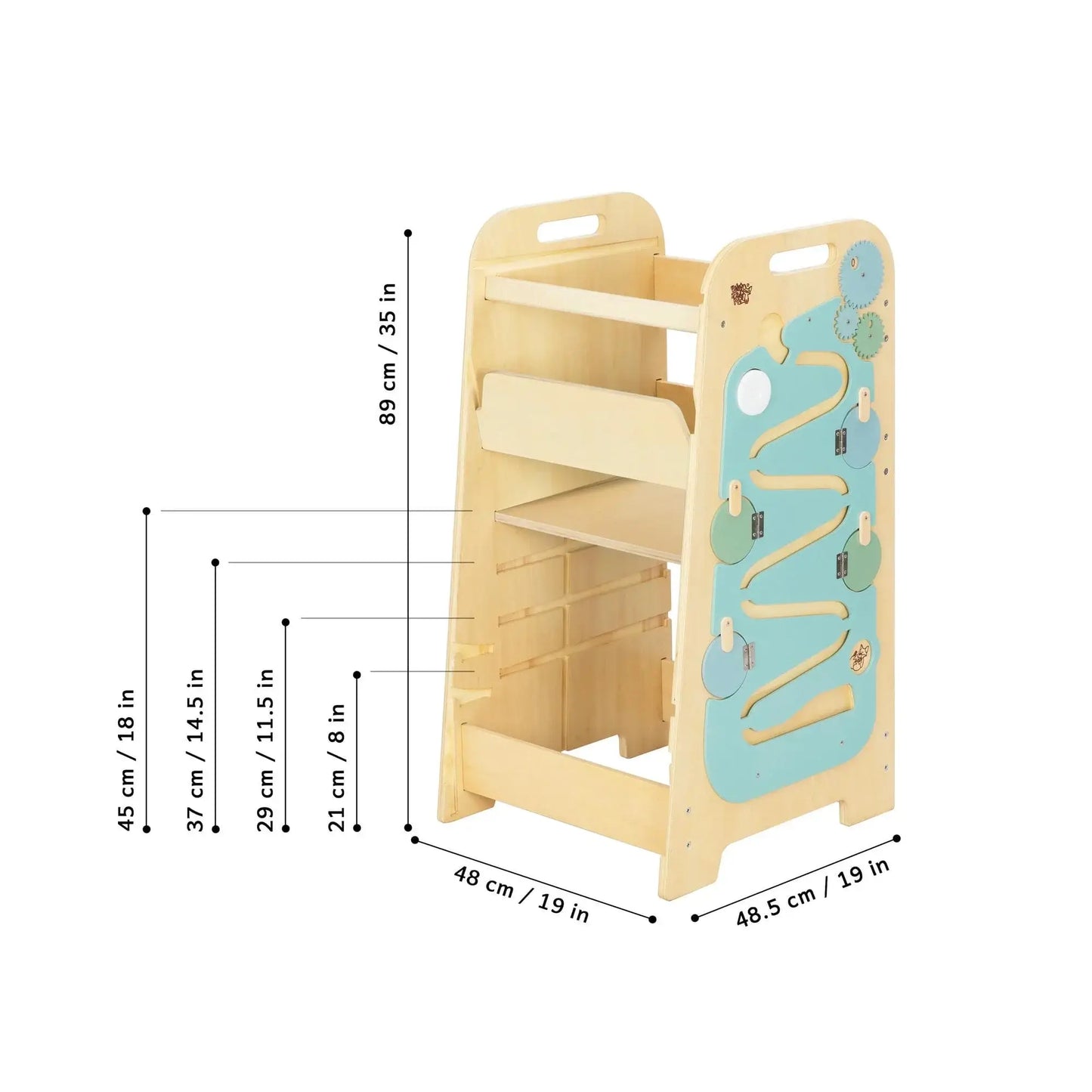 Multifunktionaler wachsender Lernturm 5-in-1 XL