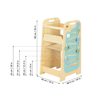 Multifunktionaler wachsender Lernturm 5-in-1 XL