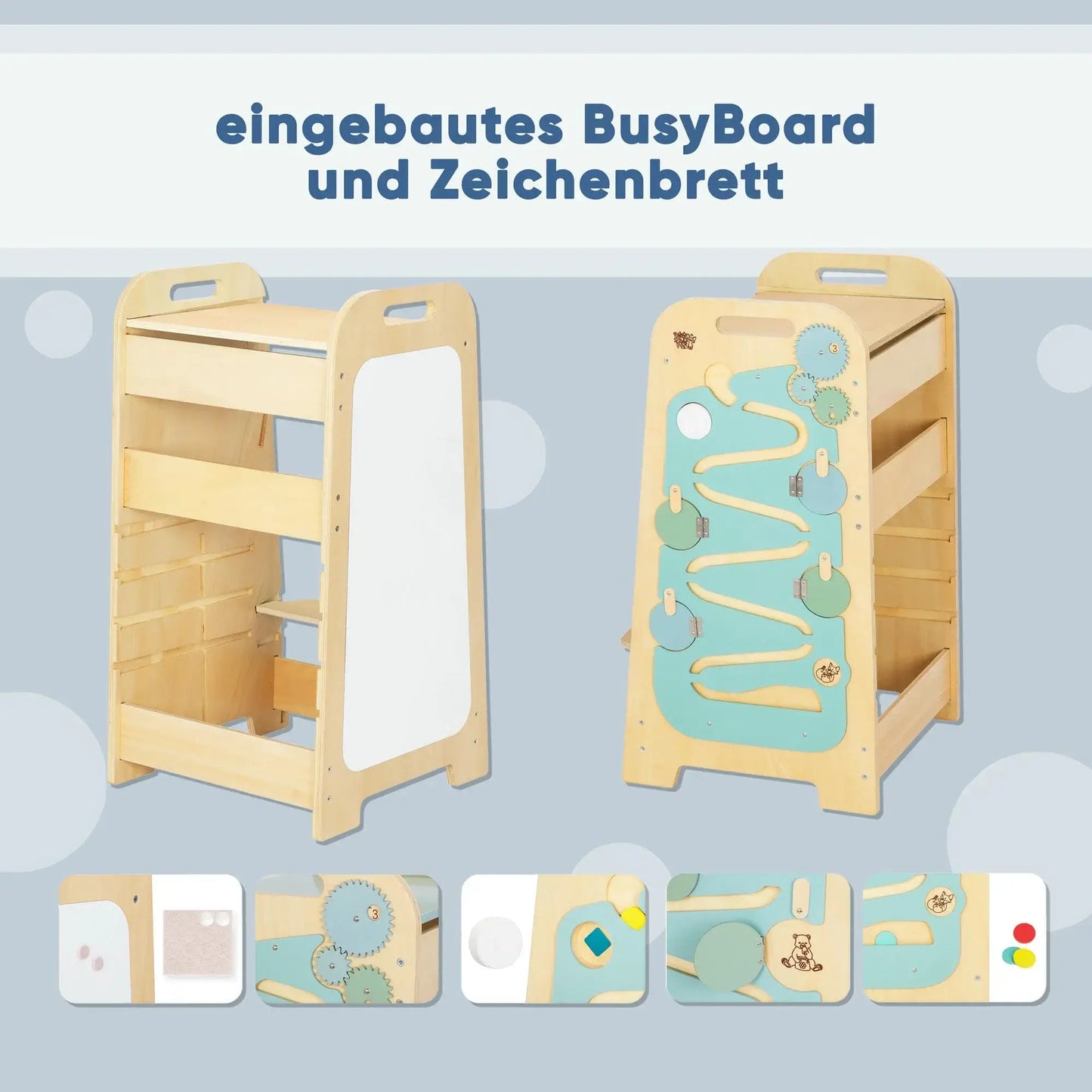 Multifunktionaler wachsender Lernturm 5-in-1 XL