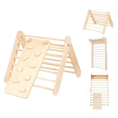 Pikler Kletterdreieck mit Rampe & Sprossenwand