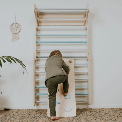 Pikler Kletterdreieck mit Rampe & Sprossenwand