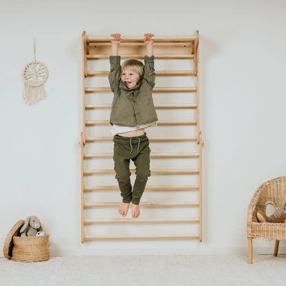 Pikler Kletterdreieck mit Sprossenwand