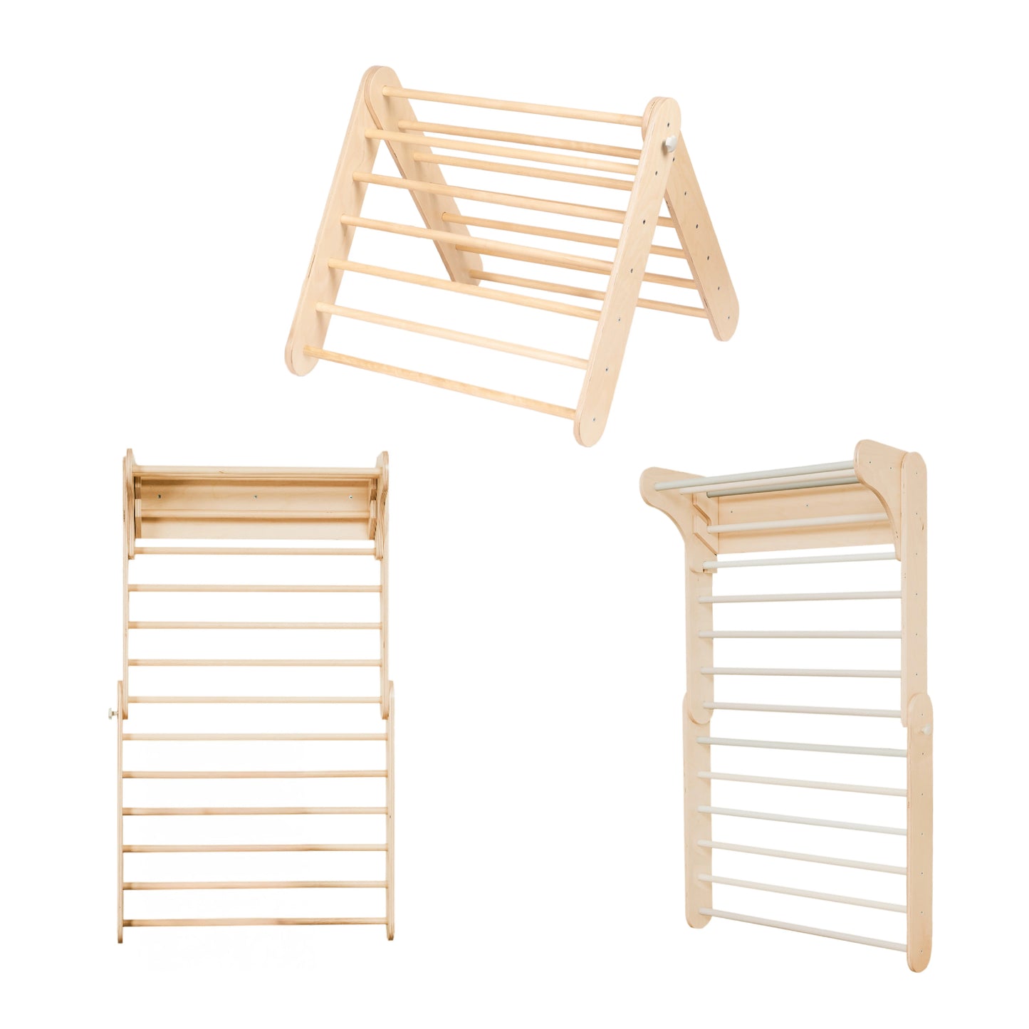 Pikler Kletterdreieck mit Sprossenwand