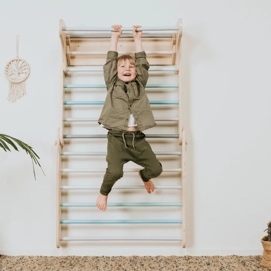 Pikler Kletterdreieck mit Sprossenwand