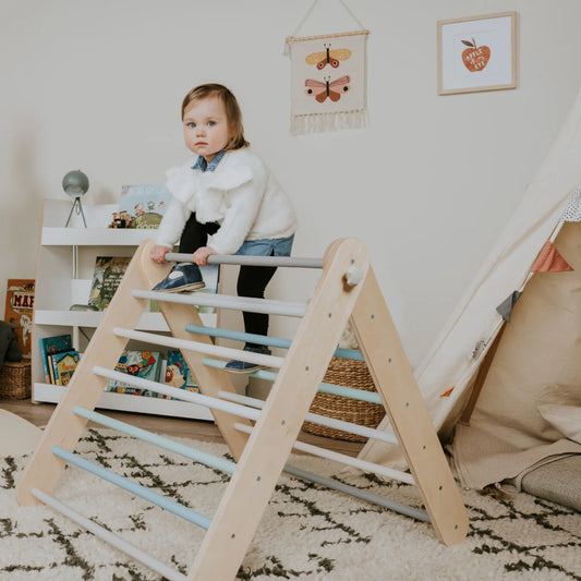 Pikler Kletterdreieck mit Sprossenwand