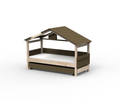 Starlight Hausbett mit Zusatzbett für Kinder